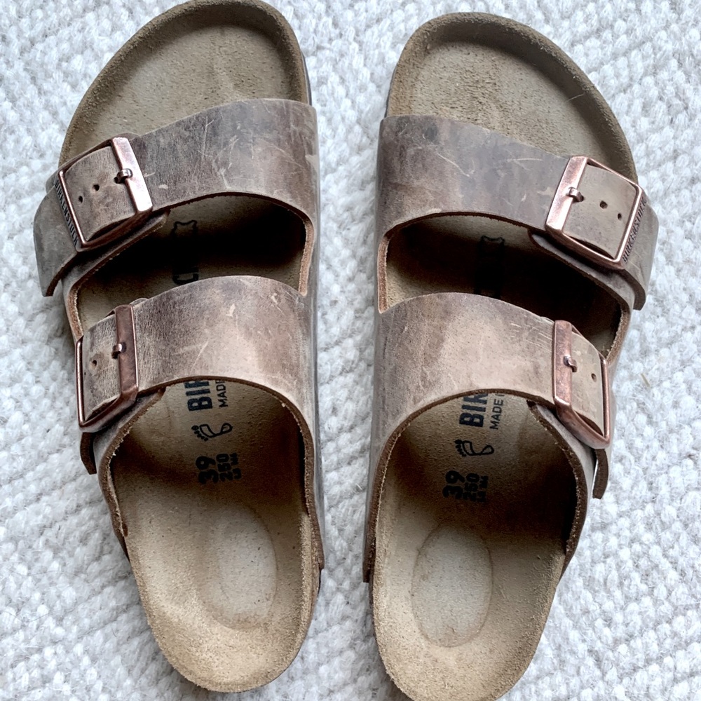 Birkenstock Arizona Sandal 39 Euro Brown